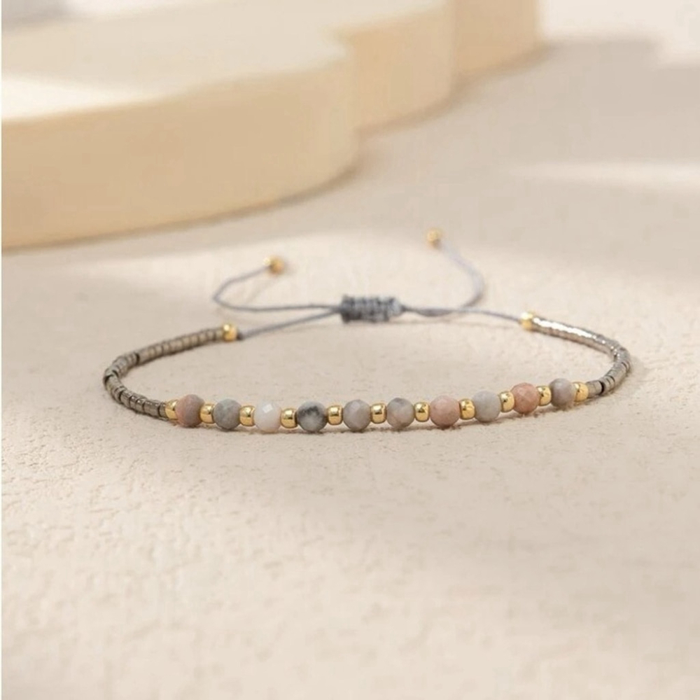 ⚠️Clearance Stone Beaded Decor Bracelet SS